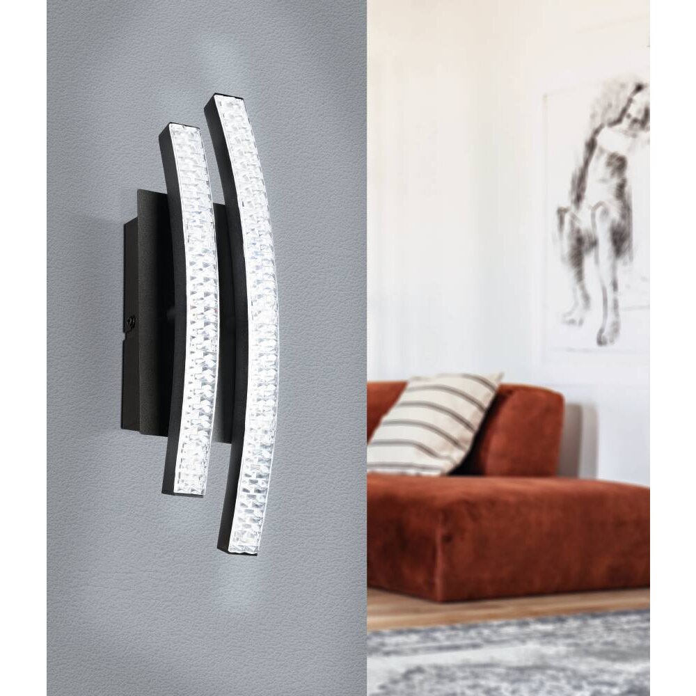 Applique murale Eglo-Leuchten LEJIAS LED Noir, 1 lumière main product photo