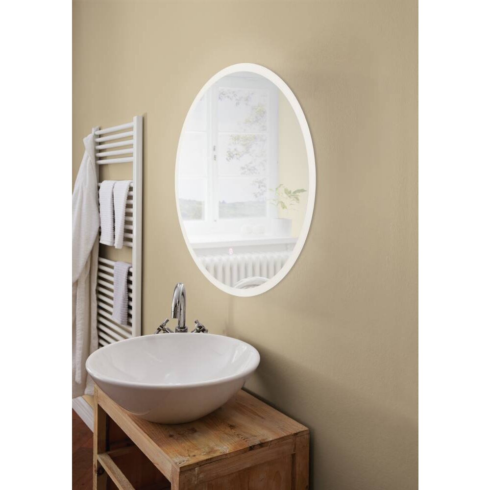 lampe miroir Eglo-Leuchten BUENAVISTA LED Argenté, 1 lumière main product photo