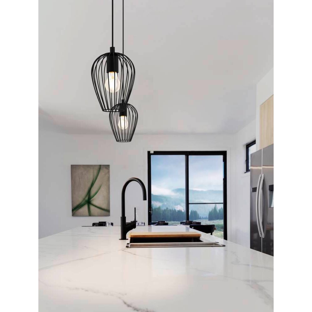 Suspension Eglo-Leuchten TB NEWTOWN Noir, 1 lumière main product photo