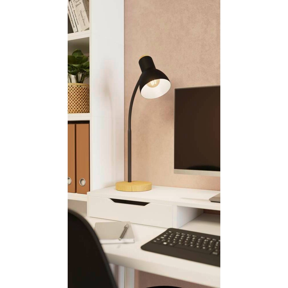 Lampe de table Eglo-Leuchten VERADAL Brun, Noir, 1 lumière main product photo