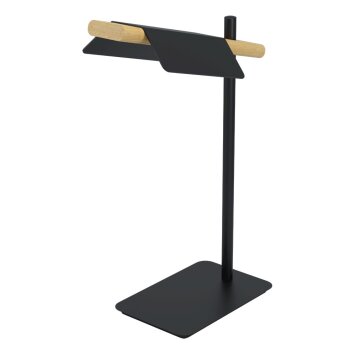Lampe de table Eglo-Leuchten ERMUA LED Brun, Noir, 1 lumière