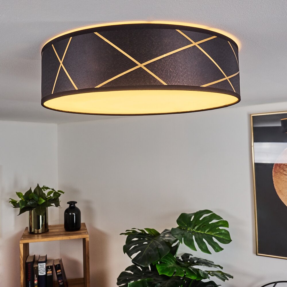 Plafonnier Opatija LED Or, Noir, Blanc, 1 lumière main product photo