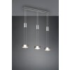 Suspension Trio-Leuchten Franklin LED Nickel mat, 3 lumières