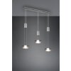 Suspension Trio-Leuchten Franklin LED Nickel mat, 3 lumières