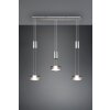 Suspension Trio-Leuchten Franklin LED Nickel mat, 3 lumières