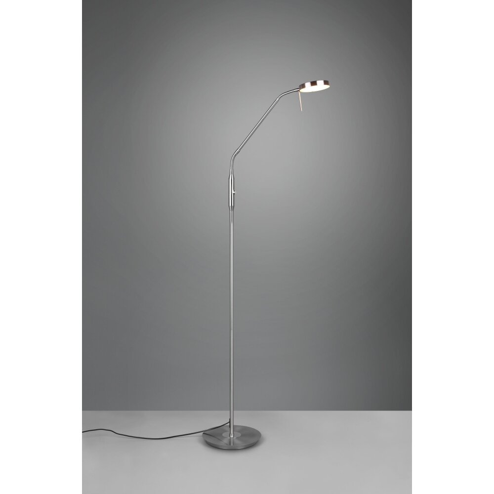 Lampadaire Trio-Leuchten Monza LED Nickel mat, 1 lumière main product photo