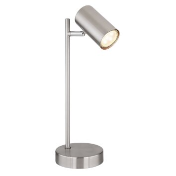 Lampe de table Globo ROBBY Nickel mat, 1 lumière