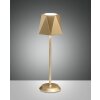 Lampe de table Fabas-Luce KATY LED Or, 1 lumière