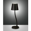 Lampe de table Fabas-Luce JUDY LED Noir, 1 lumière