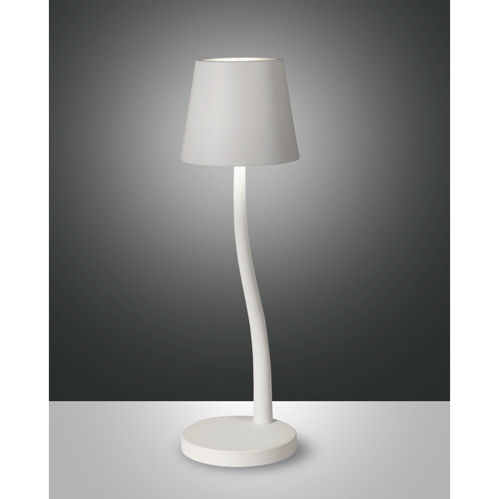 Lampe de table Fabas-Luce JUDY LED Blanc, 1 lumière main product photo