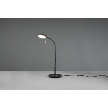 Lampe de table Trio-Leuchten Monza LED Noir, 1 lumière
