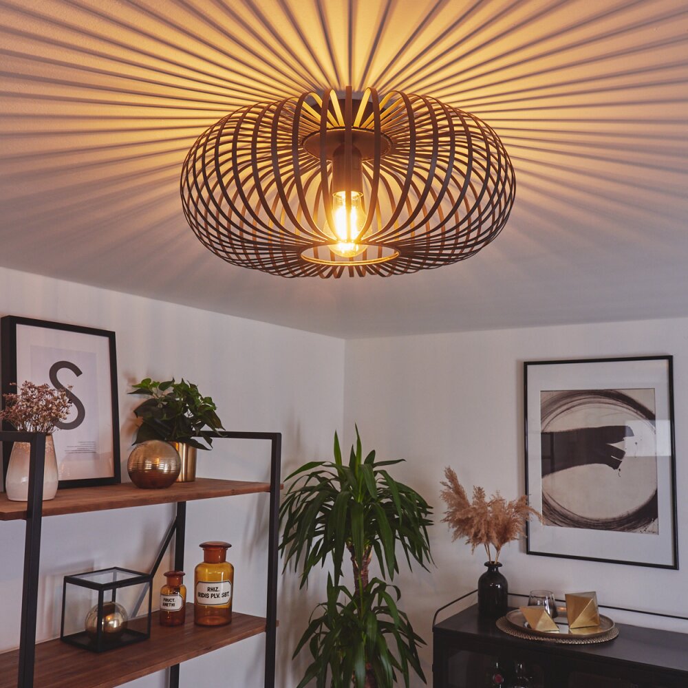 Plafonnier Oravi Noir, 1 lumière main product photo