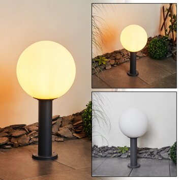 Borne lumineuse Bubodefo Blanc, 1 lumière
