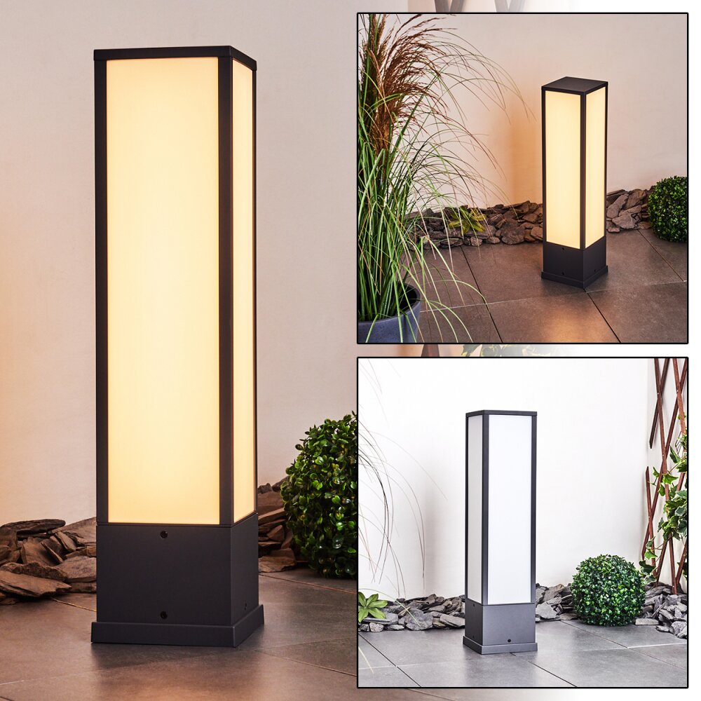 Borne lumineuse Apidou LED Anthracite, 1 lumière main product photo