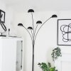 Lampadaire Siamado Noir, 5 lumières