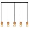 Suspension Globo ANGELINE Noir, 5 lumières