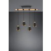 Suspension Trio-Leuchten Harris Noir, 4 lumières