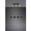 Suspension Trio-Leuchten Harris Noir, 4 lumières