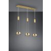 Suspension Trio-Leuchten Franklin LED Laiton, 3 lumières