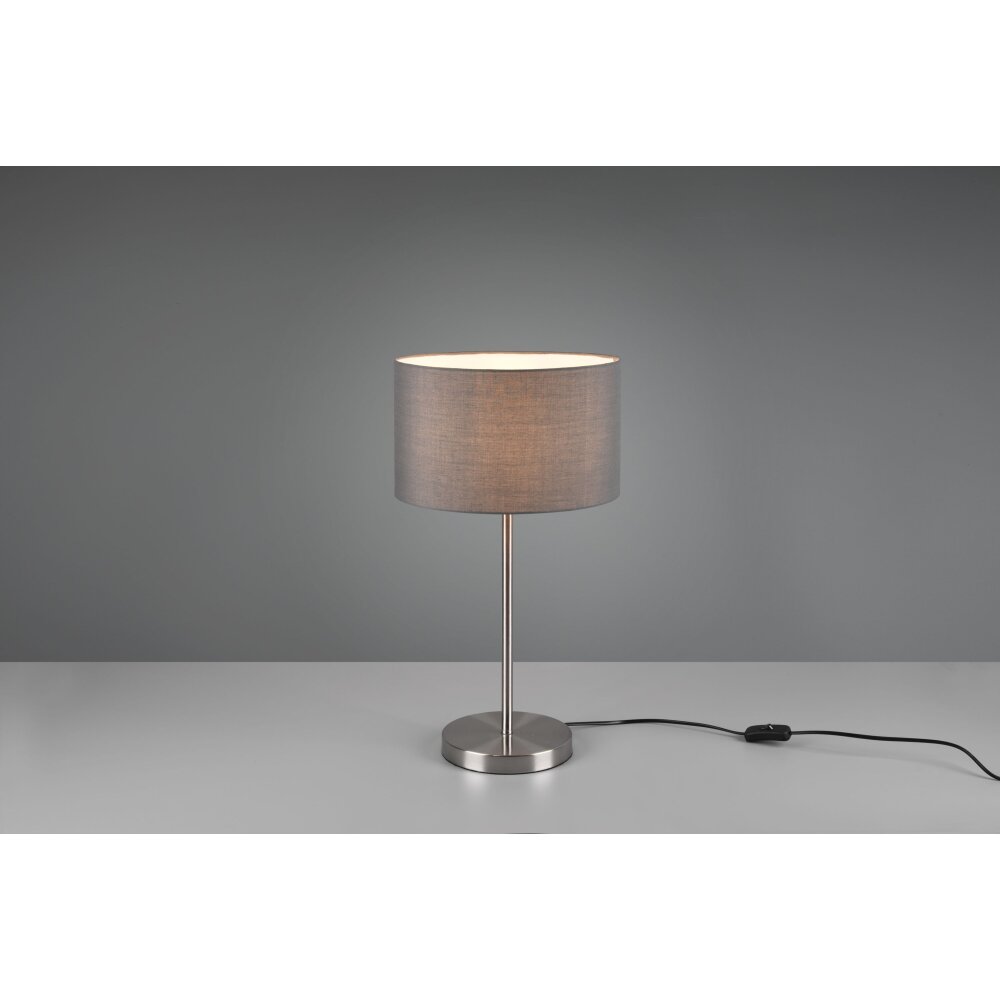 Lampe de table Trio-Leuchten Hotel Nickel mat, 1 lumière main product photo