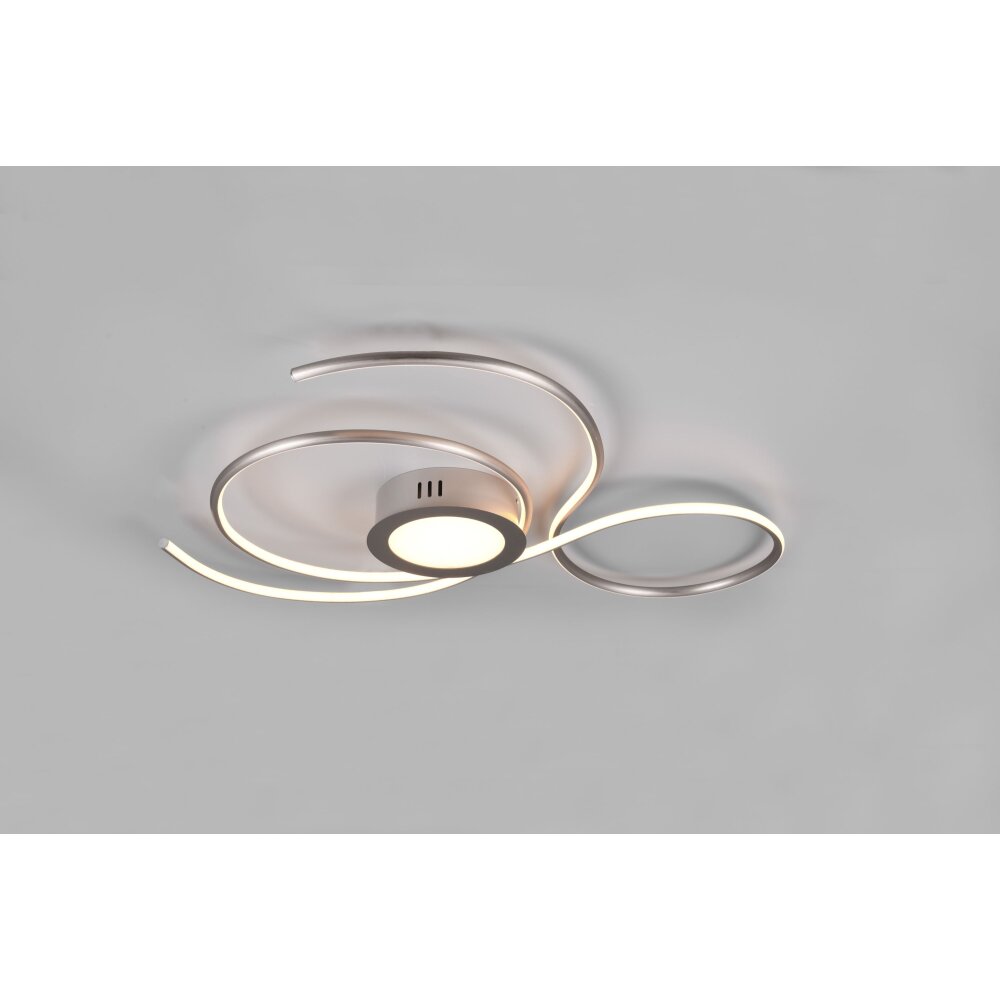 Plafonnier Trio-Leuchten Jive LED Nickel mat, 1 lumière main product photo