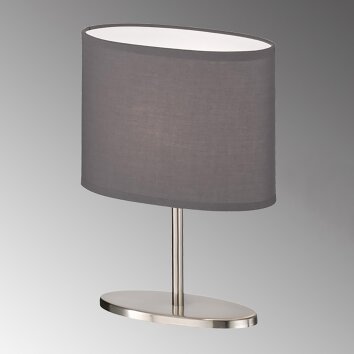Lampe de table FHL-easy Momo Nickel mat, 1 lumière