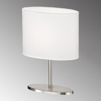 Lampe de table FHL-easy Momo Nickel mat, 1 lumière