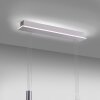 Suspension Paul-Neuhaus Q-ETIENNE LED Acier brossé, 3 lumières, Télécommandes