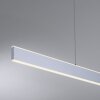 Suspension Paul-Neuhaus Q-ADRIANA LED Aluminium, 2 lumières, Télécommandes