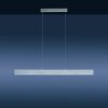 Suspension Paul-Neuhaus Q-ADRIANA LED Aluminium, 2 lumières, Télécommandes