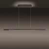 Suspension Paul-Neuhaus Q-ARIAN LED Anthracite, 4 lumières, Télécommandes