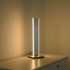 Lampe de table Paul-Neuhaus Q-ADRIANA LED Aluminium, 2 lumières, Télécommandes