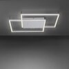 Plafonnier Paul-Neuhaus YUKI LED Acier brossé, 3 lumières, Télécommandes