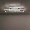 Plafonnier Paul-Neuhaus HELIX LED Aluminium, 6 lumières, Télécommandes