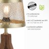 Lampadaire Leuchten-Direkt FREDERIK Bois foncé, 1 lumière