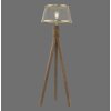 Lampadaire Leuchten-Direkt FREDERIK Bois foncé, 1 lumière