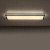 Plafonnier Leuchten-Direkt MARIO LED Noir, 1 lumière, Télécommandes, Changeur de couleurs