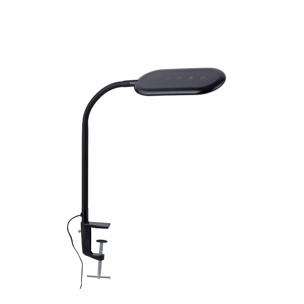 lampe â clipper Leuchten-Direkt KELLY LED Noir, 1 lumière main product photo