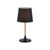 Lampe de table Leuchten-Direkt NIMA Écru, Noir, 1 lumière