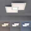 Plafonnier Leuchten-Direkt EDGING LED Blanc, 1 lumière, Télécommandes