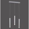 Suspension Leuchten-Direkt BRUNO LED Aluminium, 3 lumières