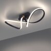 Plafonnier Leuchten-Direkt MARIA LED Noir, 1 lumière