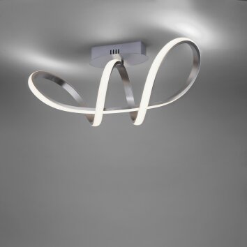 Plafonnier Leuchten-Direkt MARIA LED Aluminium, 1 lumière