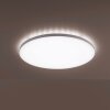 Plafonnier Leuchten-Direkt GUSTAV LED Blanc, 1 lumière, Télécommandes, Changeur de couleurs