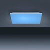 Plafonnier Leuchten-Direkt YUKON LED Blanc, 1 lumière, Télécommandes, Changeur de couleurs