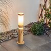 Borne lumineuse Tise Brun, Couleur bois, 2 lumières