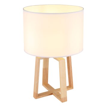 Lampe de table Globo MORITZ Brun, Argenté, 1 lumière