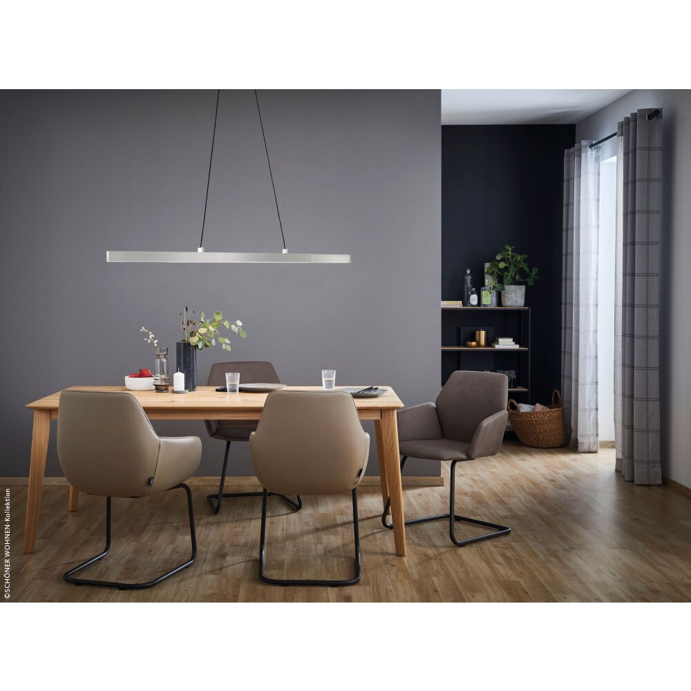 Suspension SCHÖNER-WOHNEN-Kollektion Stripe LED Aluminium, 1 lumière main product photo