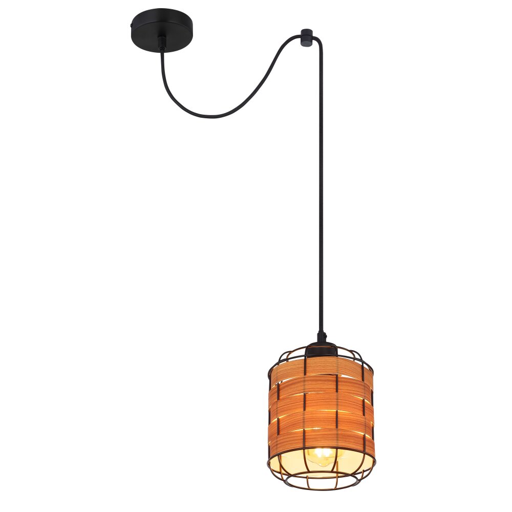 Suspension Globo ELMAR Noir, 1 lumière main product photo
