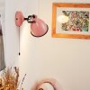 Applique murale Selki Rose, Noir, 1 lumière